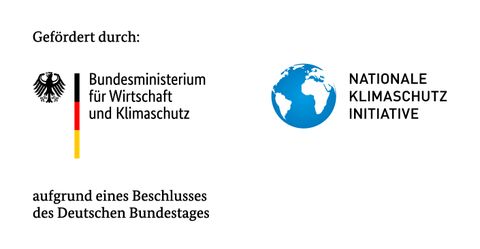 Logos des BMWK und der Nationalen Klimaschutzinitiative (NKI)
